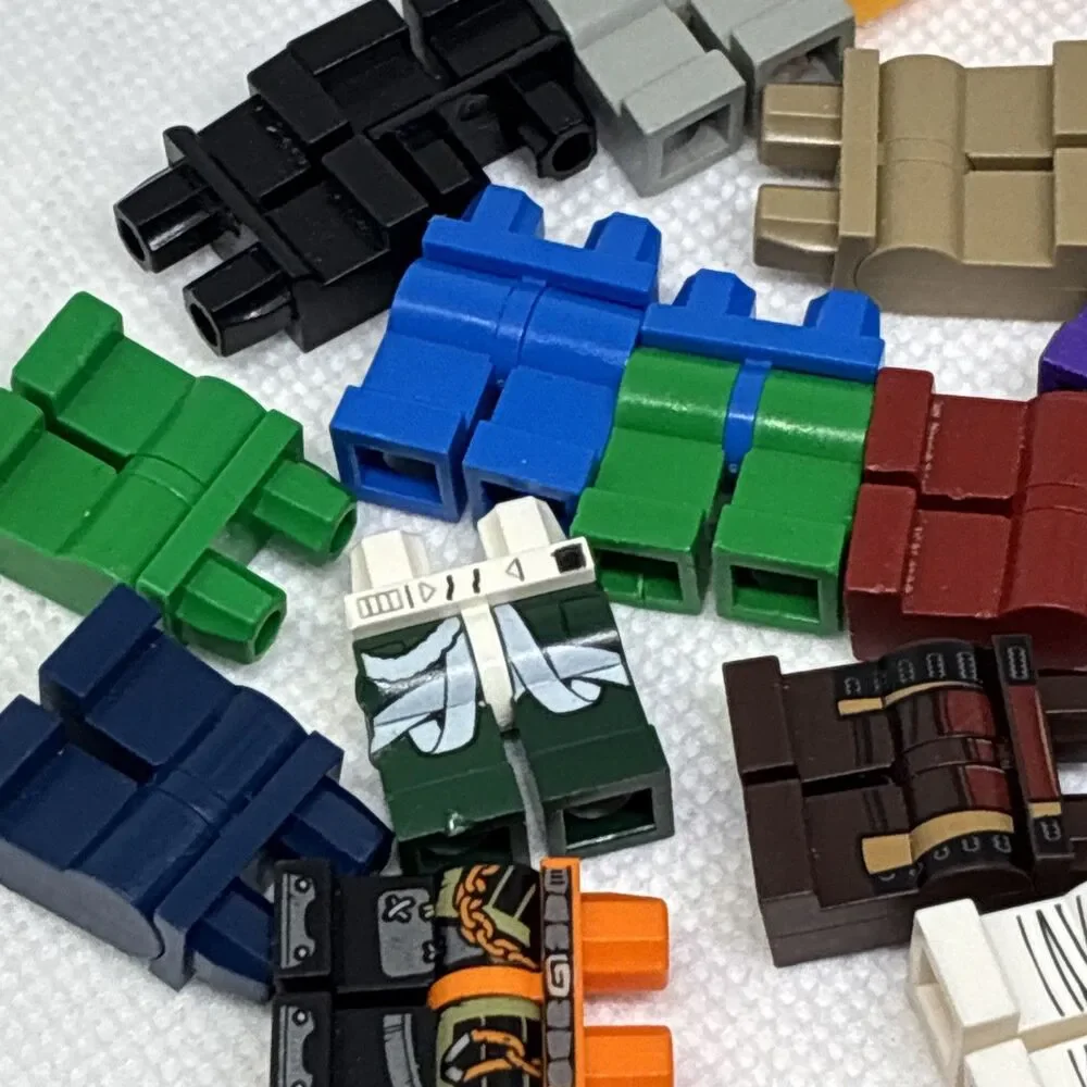 Lego LEGS Minifigure Parts Lot - Legs and Skirts Lot of 62 USED with Wear